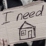 homeless stock image